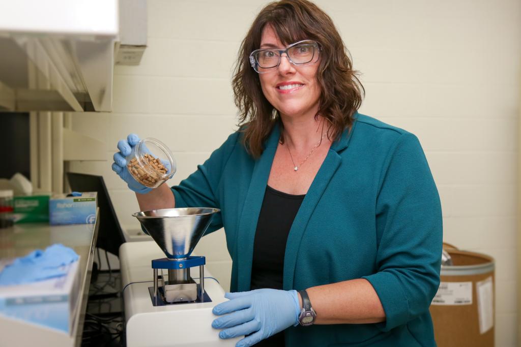 ORNL’s Erin Webb is co-leading a new Circular Bioeconomy Systems Convergent Research Initiative focused on advancing production and use of renewable carbon from Tennessee to meet societal needs. Credit: Genevieve Martin/ORNL, U.S. Dept. of Energy