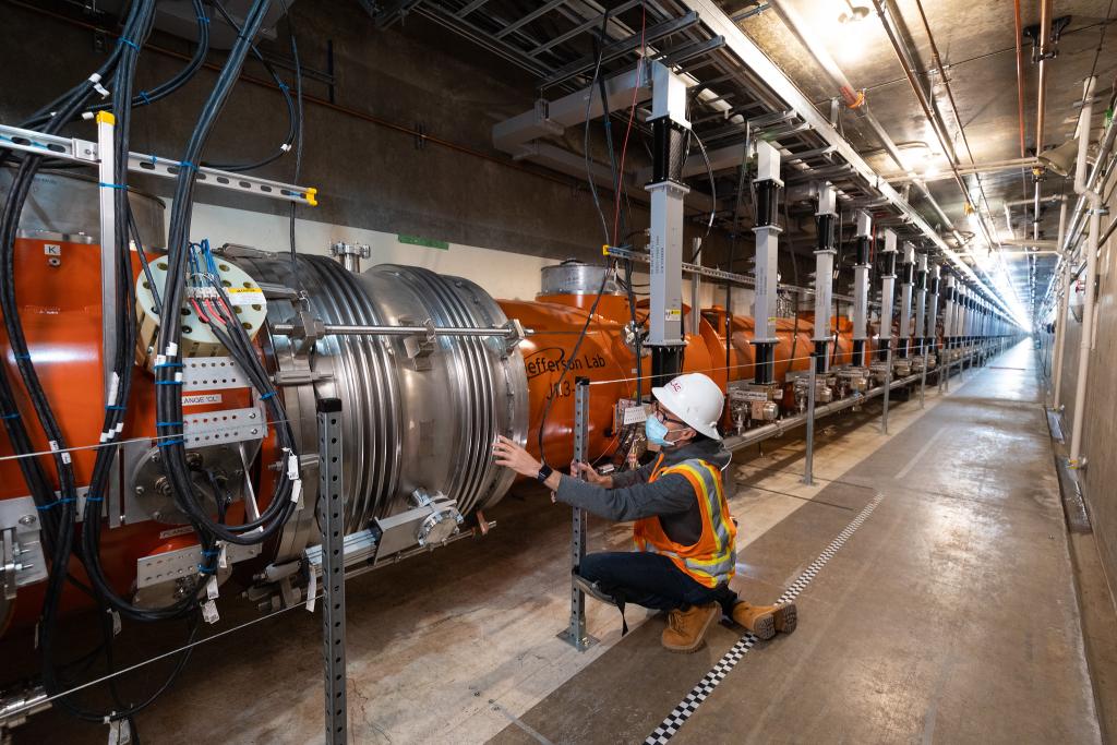 The Linac Coherent Light Source at DOE’s SLAC National Accelerator Laboratory in California reveals the structural dynamics of atoms and molecules through X-ray snapshots at ultrafast timescales. Pictured here is the LCLS-II tunnel. Credit: Jim Gensheimer/SLAC National Accelerator Laboratory