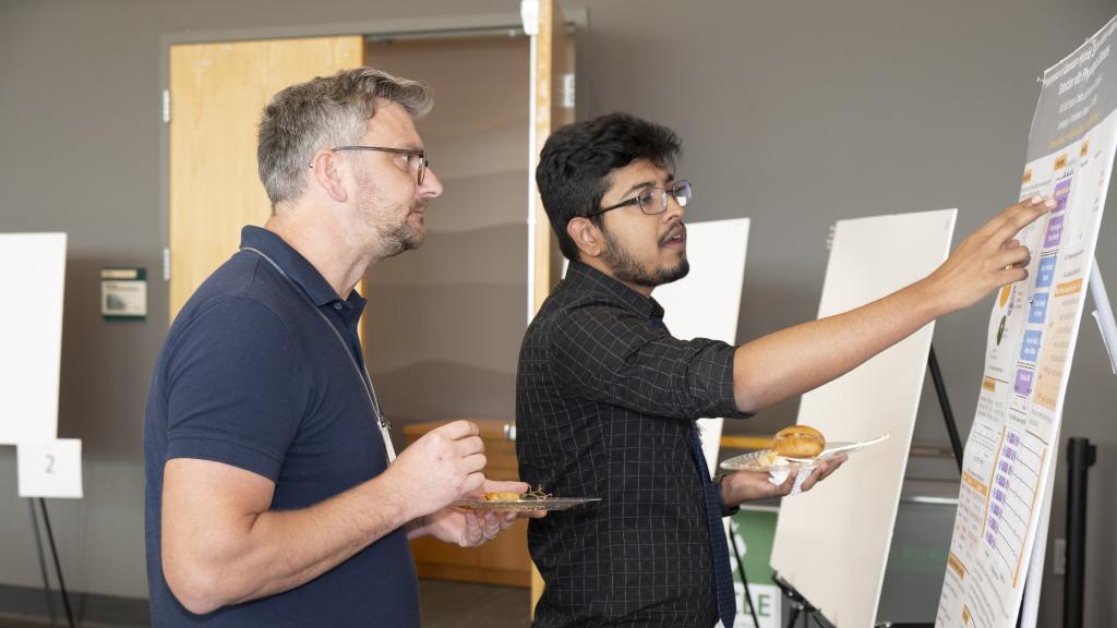 Poster session at QCUF