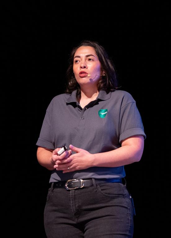 Mayra Roman, chief logistics operator of Algaeo