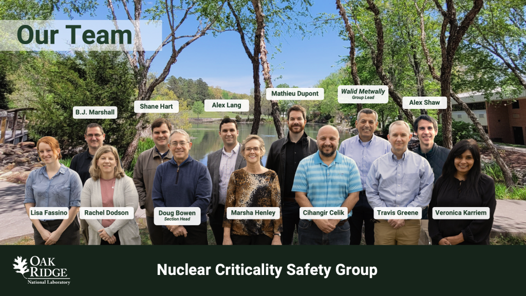 Nuclear Criticality Safety Team Members