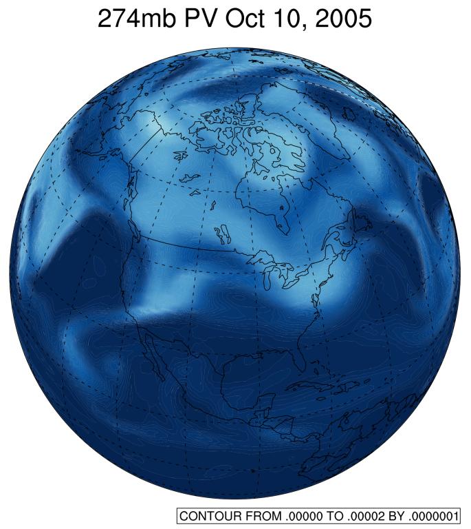 potential vorticity contours potential vorticity contours