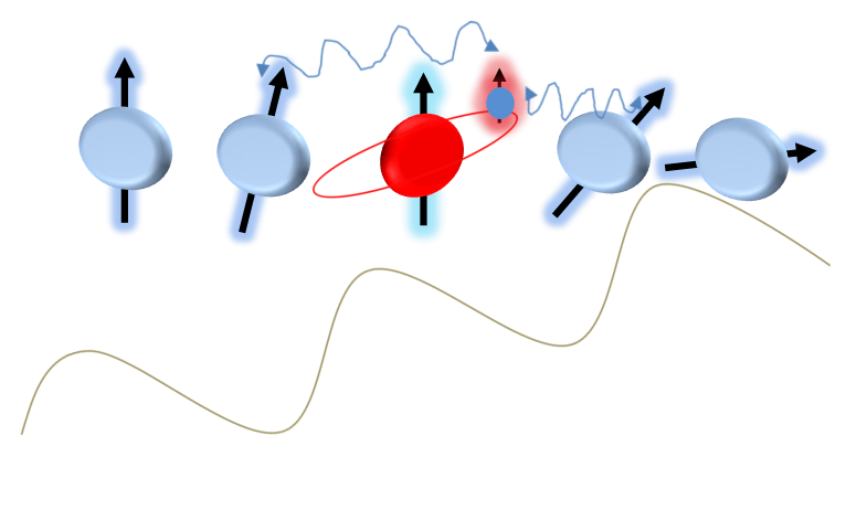 Donor spin qubit in nuclear spin bath.