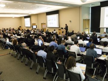 ORNL’s 2017 Molten Salt Reactor Workshop offered a wide range of talks on advanced reactors, including modeling and simulation techniques, commercial licensing strategies and the Department of Energy’s efforts to work with industry on developing designs. ORNL’s 2017 Molten Salt Reactor Workshop offered a wide range of talks on advanced reactors, including modeling and simulation techniques, commercial licensing strategies and the Department of Energy’s efforts to work with industry on developing designs.