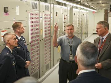 Representatives from the US Air Force met with DOE and ORNL computing and global security team members on July 10 to kick off the collaboration.