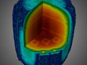 Small modular reactor computer simulation