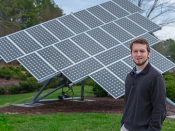 ORNL researcher Ben Ollis is optimizing ORNL-developed control systems for a range of projects in which solar energy, energy storage and other locally sited power assets known as microgrids provide reliable, secure electricity to homes and businesses.