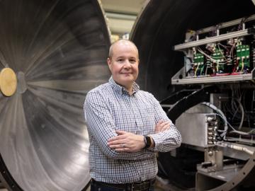 Alex Johs at ORNL's Spallation Neutron Source