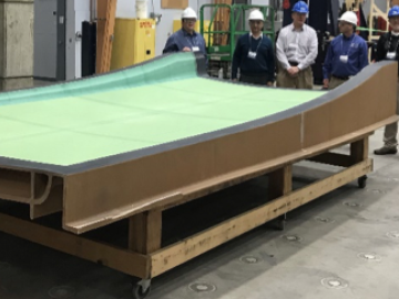 large-scale 3D printed boat mold using bioderived materials