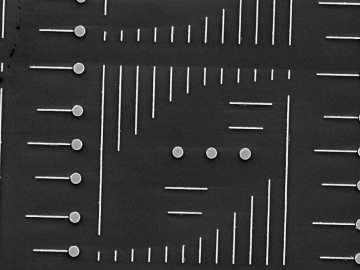 Nanofabricated “golden lollipop” helps researchers observe Fano interference using electron microscopy techniques at Oak Ridge National Laboratory. 