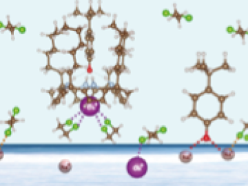 Persistent formation of C4P-Cs+-phenolate complexes corroborated by AIMD simulations. H-bonding parameters (θ, d) signify higher degree of structural disorder for a smaller Na+ cation. 