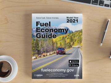 The 2021 Fuel Economy Guide, compiled by ORNL researchers, provides tips for keeping fuel costs down and helps consumers find the most fuel-efficient vehicle. Credit: ORNL/U.S. Dept. of Energy