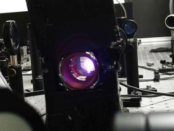 ORNL’s particle entanglement machine is a precursor to the device that researchers at the University of Oklahoma are building, which will produce entangled quantum particles for quantum sensing to detect underground pipeline leaks. Credit: ORNL, U.S. Dept. of Energy