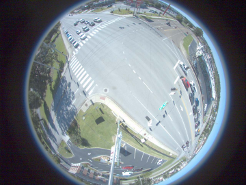 A traffic-camera view of Shallowford Road, one of the more than 350 intersections in Chattanooga studied by Oak Ridge National Laboratory researchers.