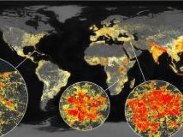 By studying the activity patterns of populations around the world, scientists at ORNL are identifying the communities that are most likely to face extreme climate events and associated national security challenges. Credit: Erik Schmidt/ORNL, U.S. Dept. of Energy