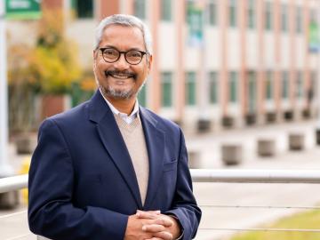 ORNL Corporate Research Fellow and Geospatial Science and Human Security Division Director Budhu Bhaduri has been elected as a fellow of the American Association of Geographers. The honor recognizes Bhaduri for his “innovation, mentorship and wide-ranging leadership” in geographic sciences. Credit: ORNL, U.S. Dept. of Energy