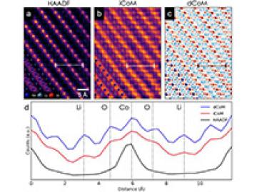 Robust Imaging of Lithium Columns in Battery Electrode Materials