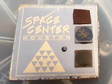 Samples of four unique materials hitched a ride to space as part of an effort by ORNL scientists to evaluate how each fares under space conditions. Credit: Zac Ward/ORNL, U.S. Dept. of Energy