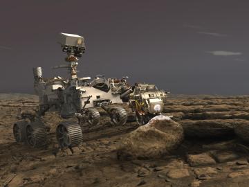 ORNL not only helps provide fuel for NASA's Perseverance rover on Mars (above) but also conducts other S&T that advances space mission.
