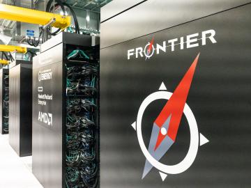 Frontier has arrived, and ORNL is preparing for science on Day One. Credit: Carlos Jones/ORNL, Dept. of Energy