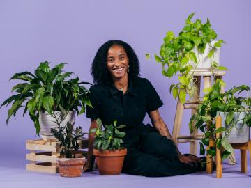 Jade Adams, owner of the popular Knoxville plant boutique Oglewood Avenue, was a member of the first cohort of 100Knoxville. ORNL is sponsoring the sixth cohort of the mentorship and support program for Black founders of businesses. Credit: 100Knoxville/Knoxville Entrepreneur Center