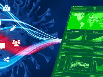 Data from different sources are joined on platforms created by ORNL researchers to offer better information for decision makers. Credit: ORNL/Nathan Armistead