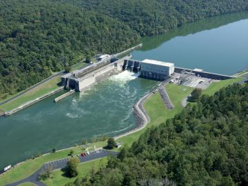 Melton Hill Hydropower Dam