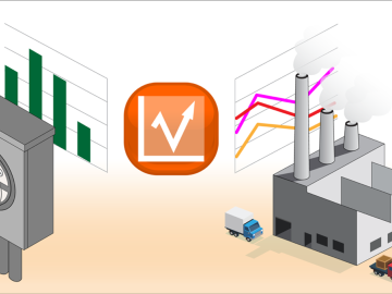 A new online tool developed by ORNL researchers, VERIFI, provides an easy to use dashboard for plant managers to track carbon emissions produced by industrial processes. The tool also monitors energy usage and produces trend reports. Credit: ORNL, U.S. Dept. of Energy