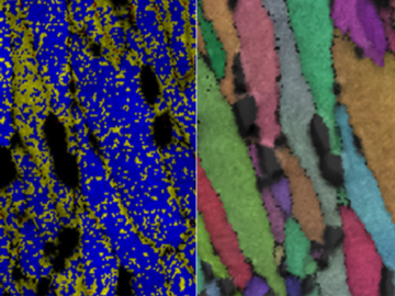 A team of ORNL researchers used neutron diffraction experiments to study the 3D-printed ACMZ alloy and observed a phenomenon called “load shuffling” that could inform the design of stronger, better-performing lightweight materials for vehicles. Credit: ORNL, U.S. Dept. of Energy