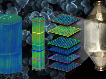 ORNL’s award-winning ultraclean condensing high-efficiency natural gas furnace features an affordable add-on technology that can remove more than 99.9% of acidic gases and other emissions. The technology can also be added to other natural gas-driven equipment. Credit: Jill Hemman/ORNL