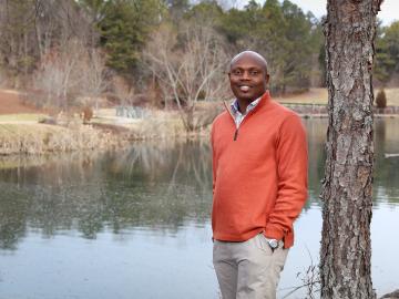 Stephen Dahunsi. Credit: Jason Richards/ORNL, U.S. Dept. of Energy