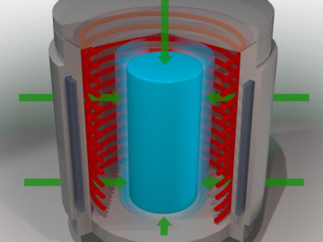 Isostatic pressing illustration