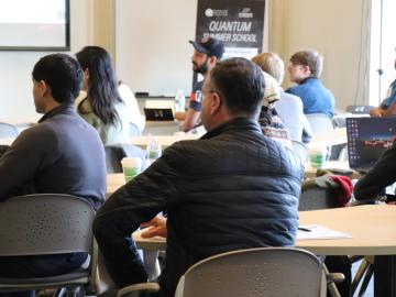 : The summer school brought students and scientists of all career stages together to share research results and secrets to success in the field of quantum information science. Credit: Yuheng Chen/Purdue University