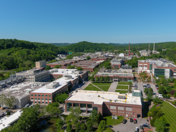 Aerial shot of ORNL's campus. Credit: Kase Clapp/ORNL, U.S. Dept. of Energy