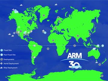 Map of ARM Data Center locations