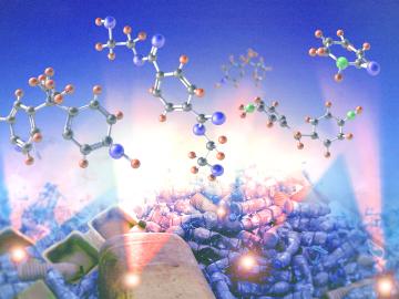 Valuable chemicals are selectively produced from mixed plastic waste by an ORNL-developed plastic deconstruction process. Credit: Tomonori Saito, Md Arifuzzaman and Adam Malin, ORNL/U.S. Dept. of Energy