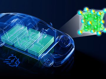 Researchers have shown how an all-solid lithium-based electrolyte material can be used to develop fast charging, long-range batteries for electric vehicles that are also safer than conventional designs. Credit: ORNL, U.S. Dept. of Energy