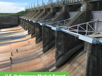 front cover of 2023 hydropower market report