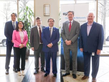 Dignitaries at announcement of EPB and Oak Ridge National Lab quantum science and energy resilience event