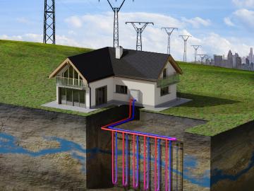 An Oak Ridge National Laboratory study projects how geothermal heat pumps that derive heating and cooling from the ground would improve grid reliability and reduce costs and carbon emissions when widely deployed. Credit: Chad Malone, ORNL, U.S. Dept. of Energy