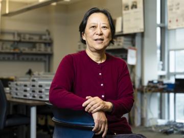 A portrait of researcher Yilu Liu