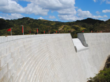 A view of the Portuguese Dam in Puerto Rico