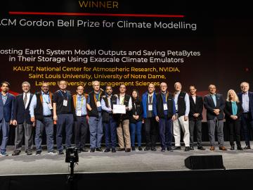 KAUST researchers are this year’s winners of the Gordon Bell Prize for Climate Modeling. Credit: SC24