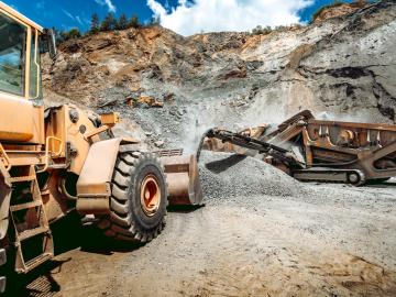 Industrial mining operation /stock image from Envato