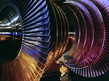 Complex turbine shape / Envato