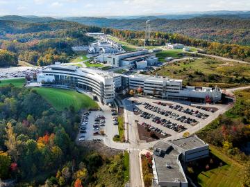 Aerial view of the Spallation Neutron Source.