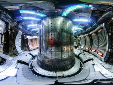 The interior of the Massachusetts Institute of Technology’s (MIT’s) Alcator C-Mod tokamak. A team led by Princeton Plasma Physics Laboratory’s C.S. Chang recently used the Titan supercomputer The interior of the Massachusetts Institute of Technology’s (MIT’s) Alcator C-Mod tokamak. A team led by Princeton Plasma Physics Laboratory’s C.S. Chang recently used the Titan supercomputer