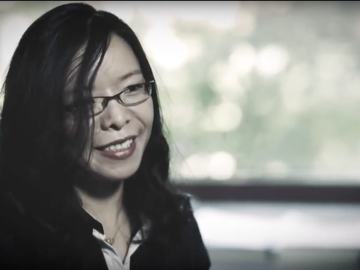 ORNL researcher Miaofang Chi refines her microscopy techniques toward understanding how and why materials have certain properties. ORNL researcher Miaofang Chi refines her microscopy techniques toward understanding how and why materials have certain properties.