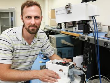 Ryan Kerekes is leader of the RF, Communications, and Cyber-Physical Security Group at Oak Ridge National Laboratory. Photos by Genevieve Martin, ORNL.