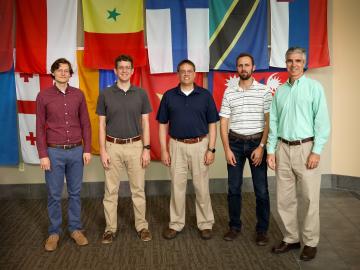 Left to right: ORNL’s Derek Rose, Matthew Eicholtz, Philip Bingham, Ryan Kerekes, Shaun Gleason Left to right: ORNL’s Derek Rose, Matthew Eicholtz, Philip Bingham, Ryan Kerekes, Shaun Gleason